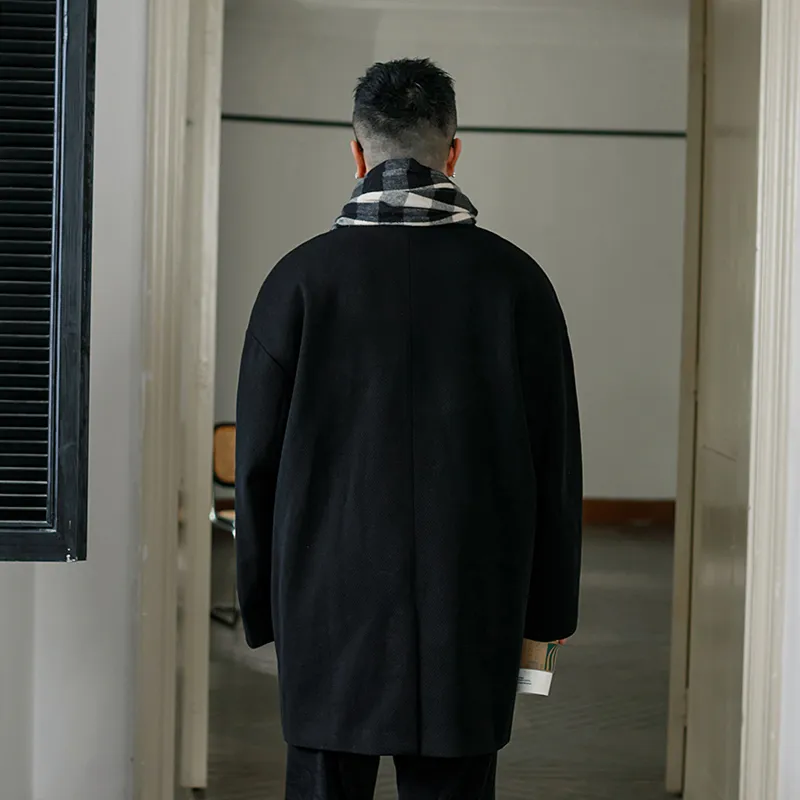 WAYNEXZAVIER Coats Men Black-4