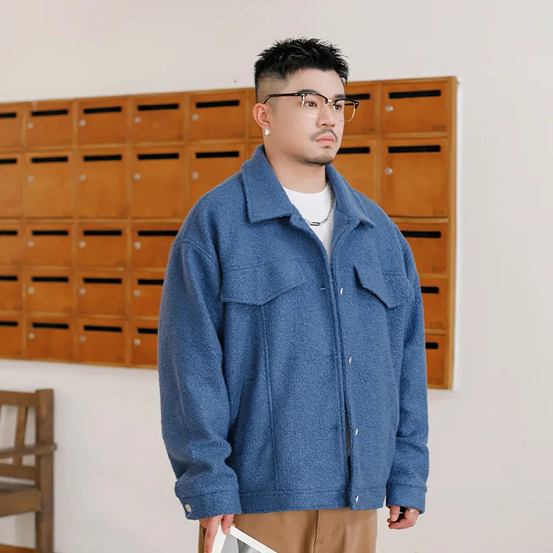 WAYNEXZAVIER Jackets & Coats Men's Blue-3