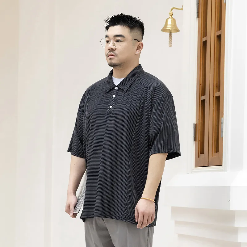 WAYNEXZAVIER Polo Shirts Men Black-3