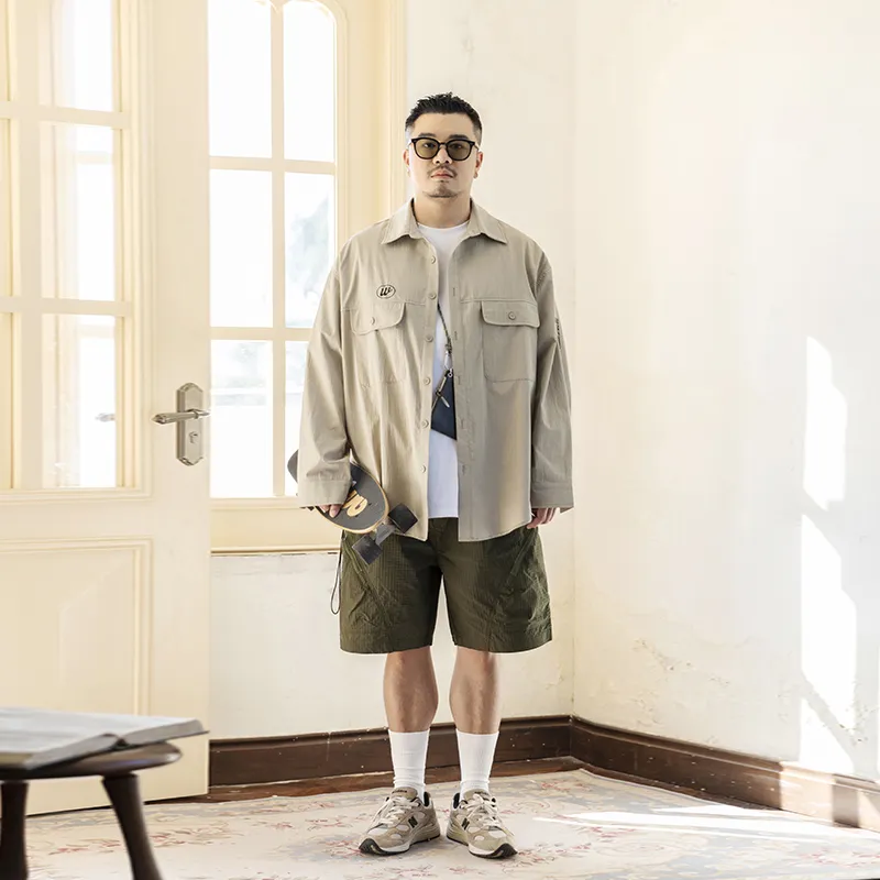 WAYNEXZAVIER Casual Shorts Men's-13