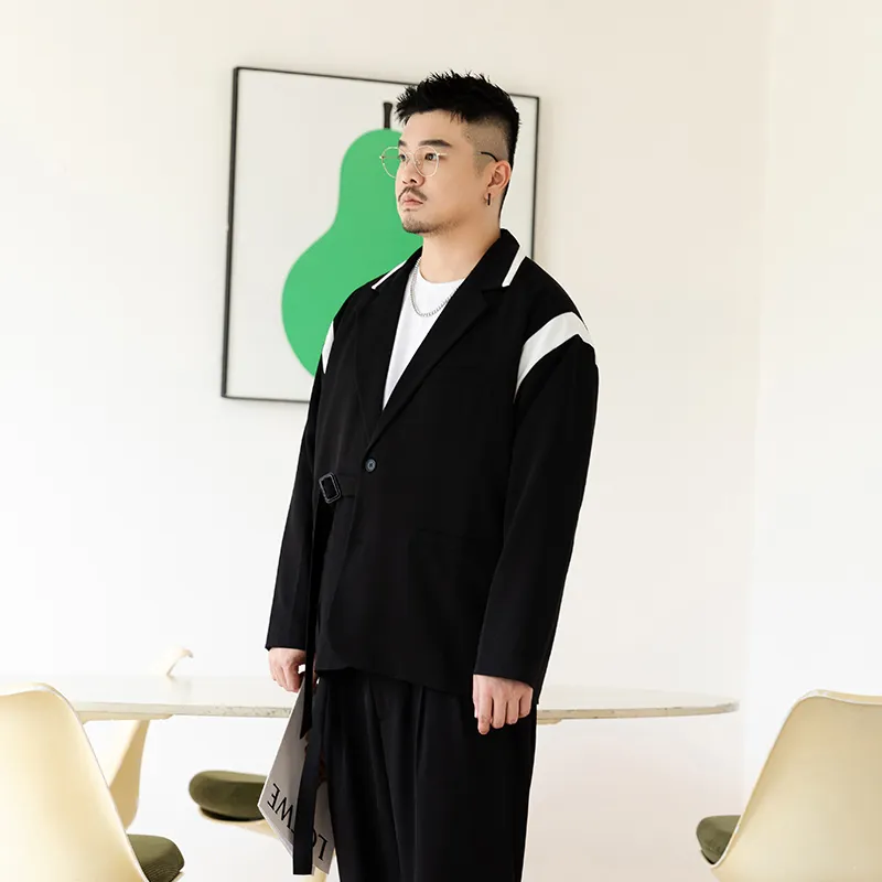 WAYNEXZAVIER Business Suit Men's Black-3