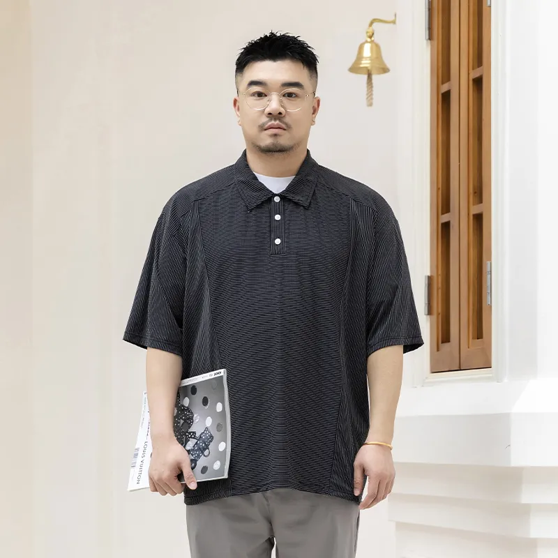 WAYNEXZAVIER Polo Shirts Men Black-2
