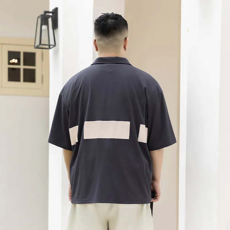 WAYNEXZAVIER Casual Short Sleeved Polo Shirt Men's-2