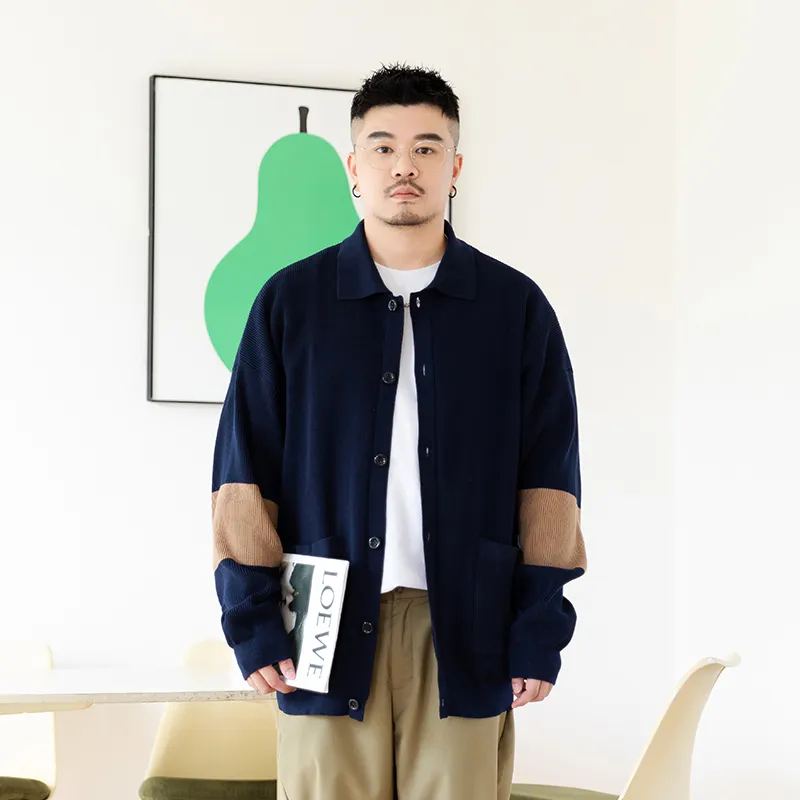 WAYNEXZAVIER Sweaters Men Royal Blue-2