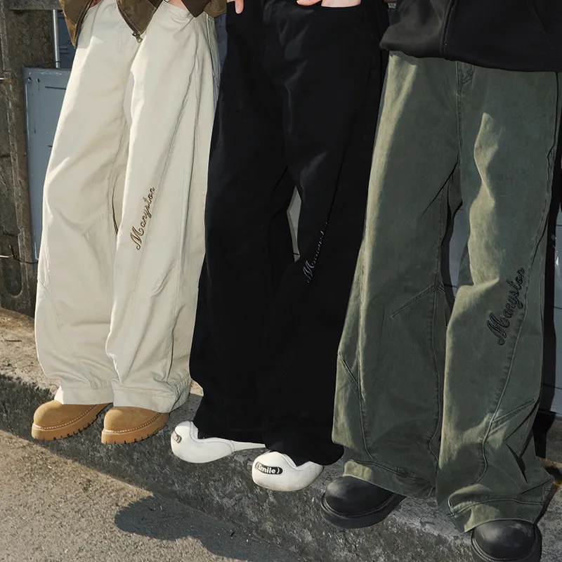 MANYSTON Casual Pants Unisex-11