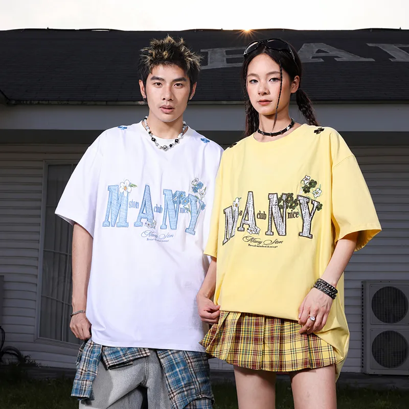 MANYSTON T Shirts Unisex-5