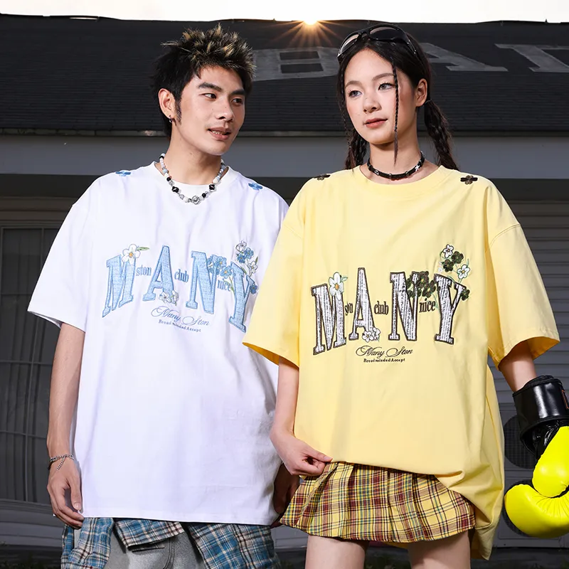 MANYSTON T Shirts Unisex-12