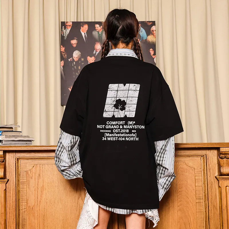 MANYSTON T Shirts Unisex-16