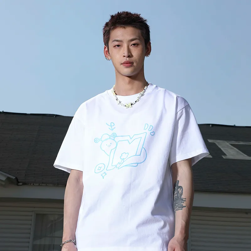 MANYSTON T Shirts Unisex-3