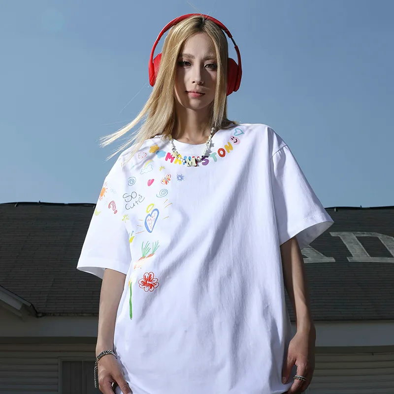 MANYSTON T Shirts Unisex-4