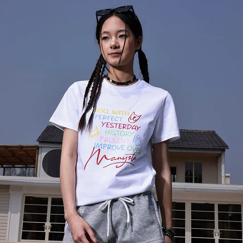 MANYSTON T Shirts Unisex-4