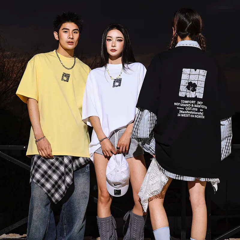 MANYSTON T Shirts Unisex-17