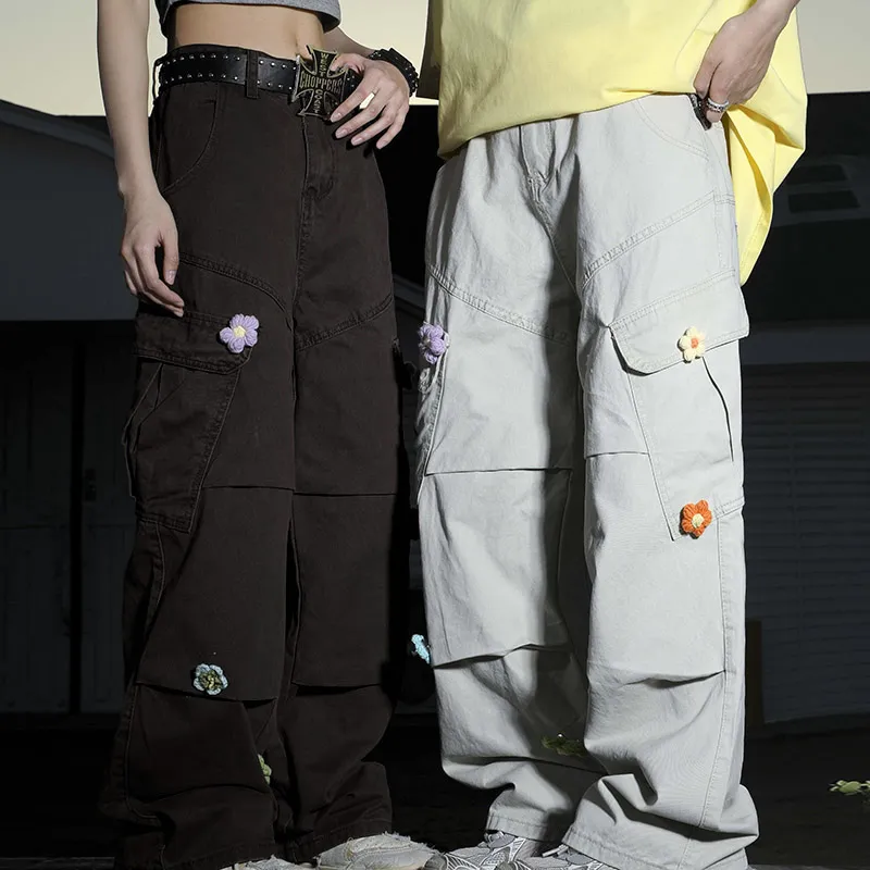 MANYSTON Casual Pants Unisex-11