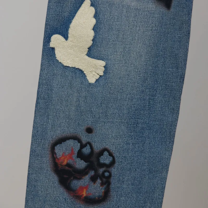 M26D Jeans Unisex Blue-2