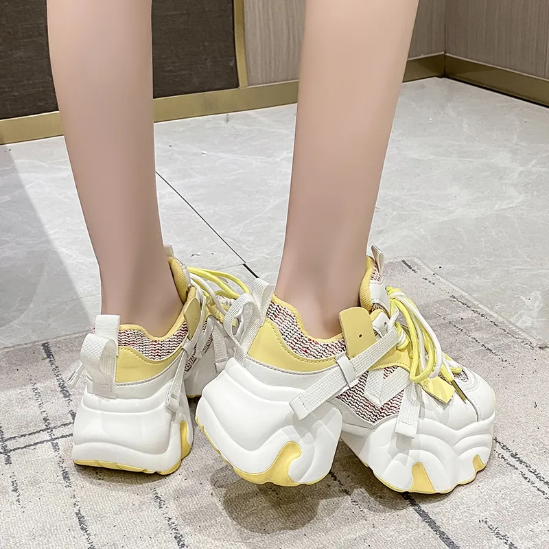 Dawei's House Low Top Chunky Sneakers Women's-16