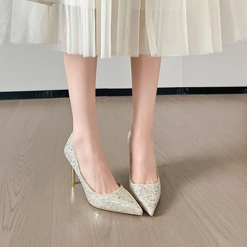 Dawei's House Slim Heel High Heels Women's Gift Box Set-2
