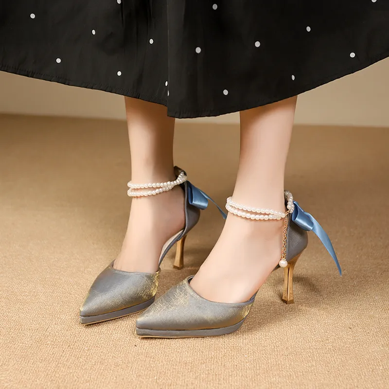 Dawei's House Slim Heel High Heels Women's-3