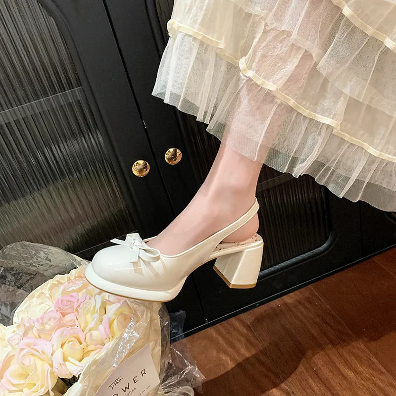 Dawei's House Block Heel High Heels Women's-25