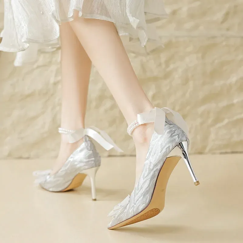 Dawei's House Slim Heel High Heels Women's Gift Box Set-11