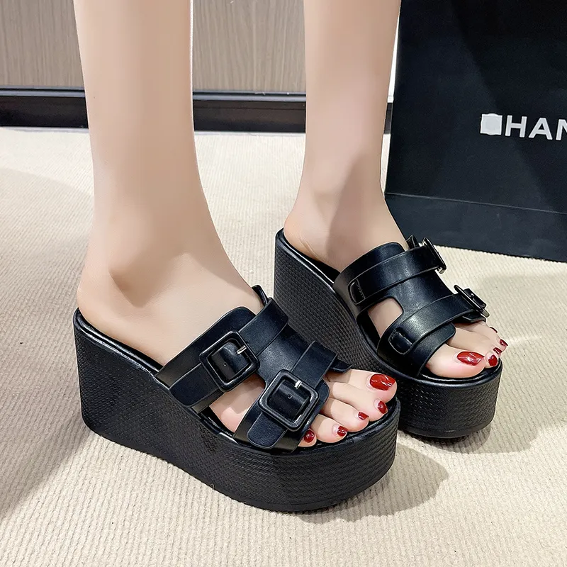 Dawei's House Rubber Sole Odor Resistant, Abrasion Resistant, Quick Dry Slide Slippers Women's-10