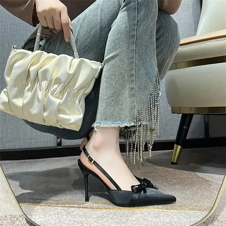 Dawei's House Slim Heel High Heels Women's-13