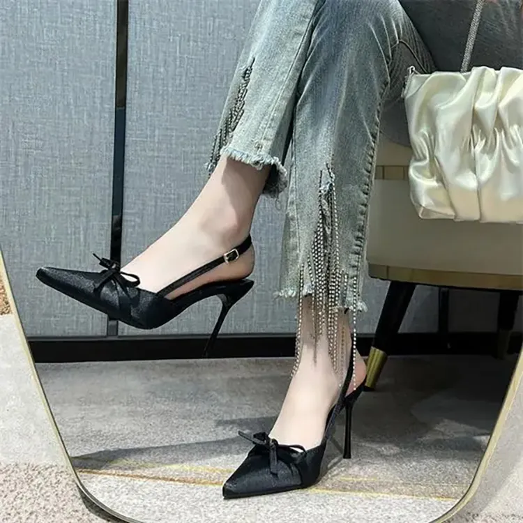 Dawei's House Slim Heel High Heels Women's-4