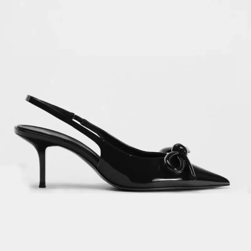 Dawei's House High Heels Women's Bowknot Box-2