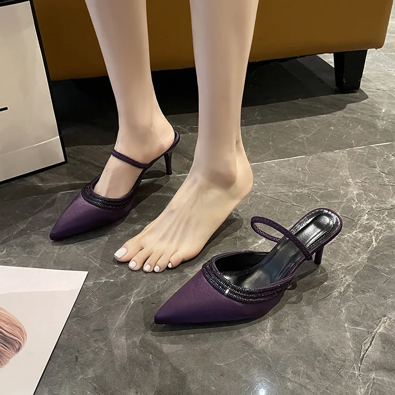 Dawei's House Rubber Sole Slip Resistant Closed Toe Slippers Women's Gift Box Set-13