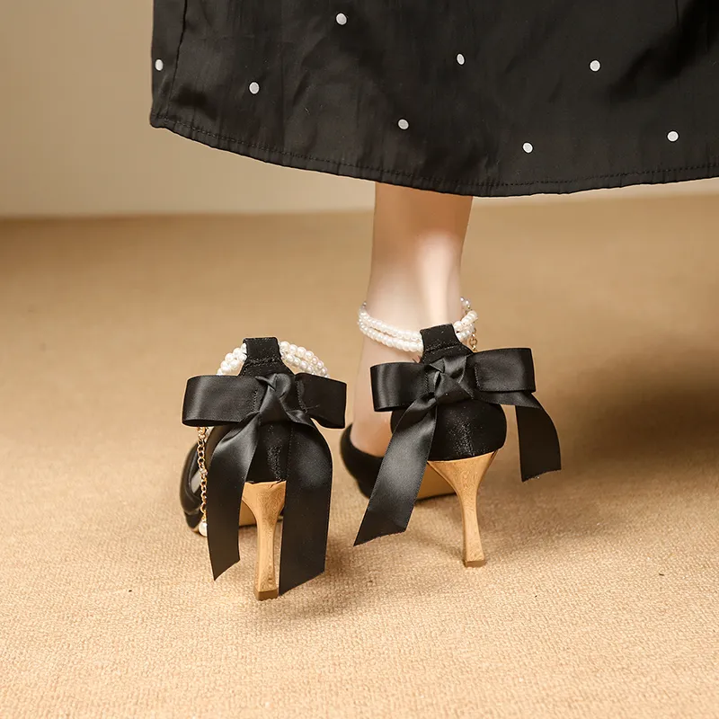Dawei's House Slim Heel High Heels Women's-14