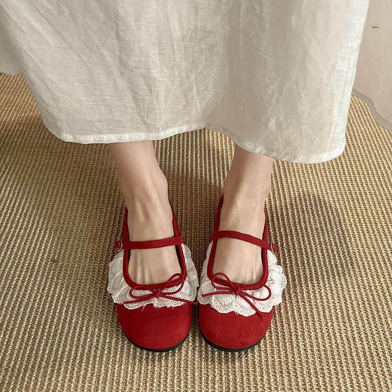 Dawei's House Rubber Sole Odor Resistant Abrasion Resistant Slip Resistant Closed Toe Slippers Women's-19