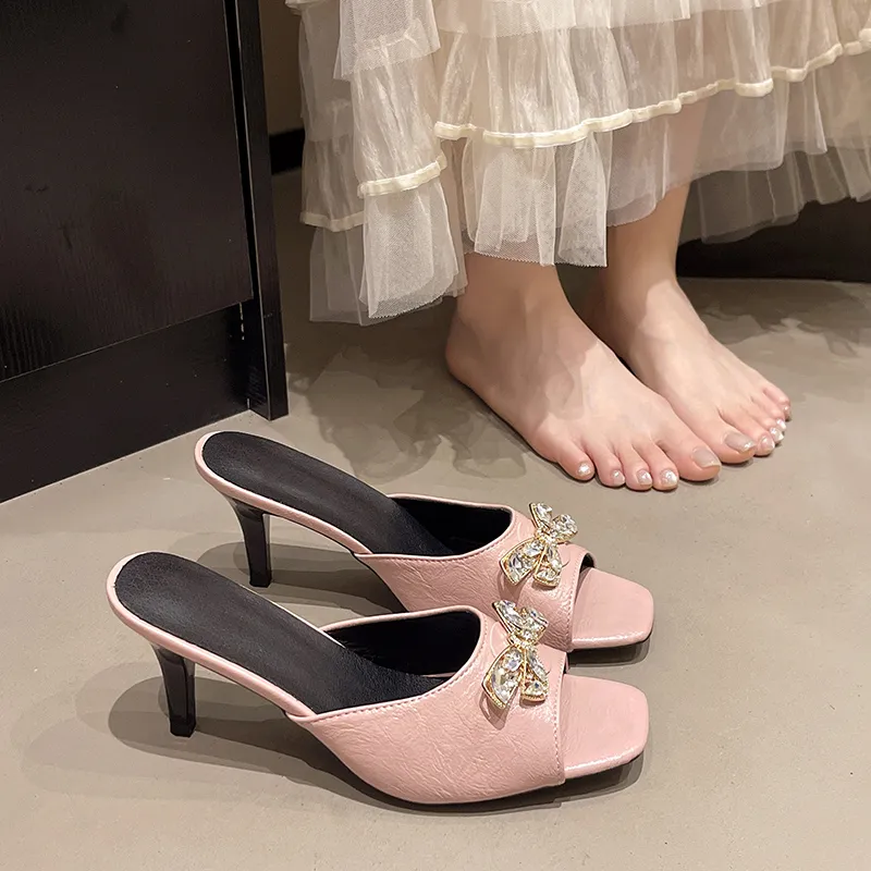 Dawei's House Slip Resistant Odor Resistant Abrasion Resistant Slide Slippers Women's-2