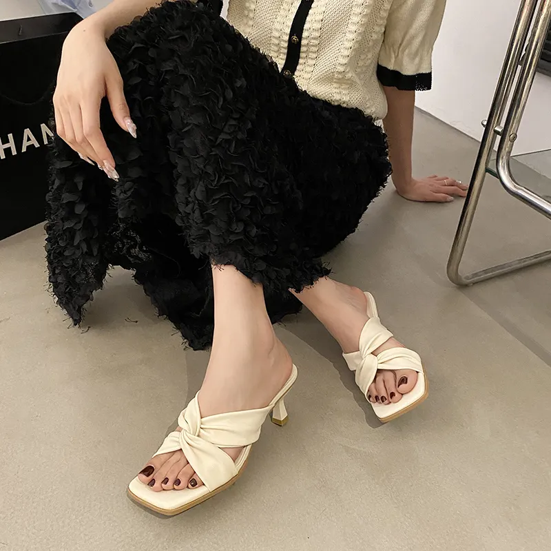 Dawei's House Rubber Sole Slip Resistant, Odor Resistant, Antibacterial Slide Slippers Women's-13