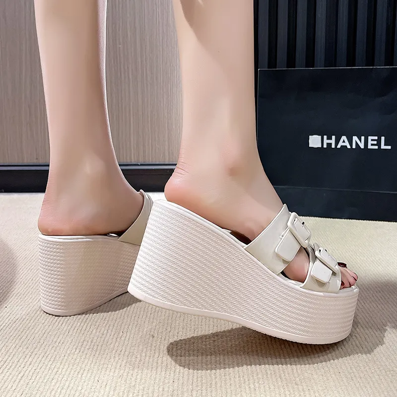 Dawei's House Rubber Sole Odor Resistant, Abrasion Resistant, Quick Dry Slide Slippers Women's-5
