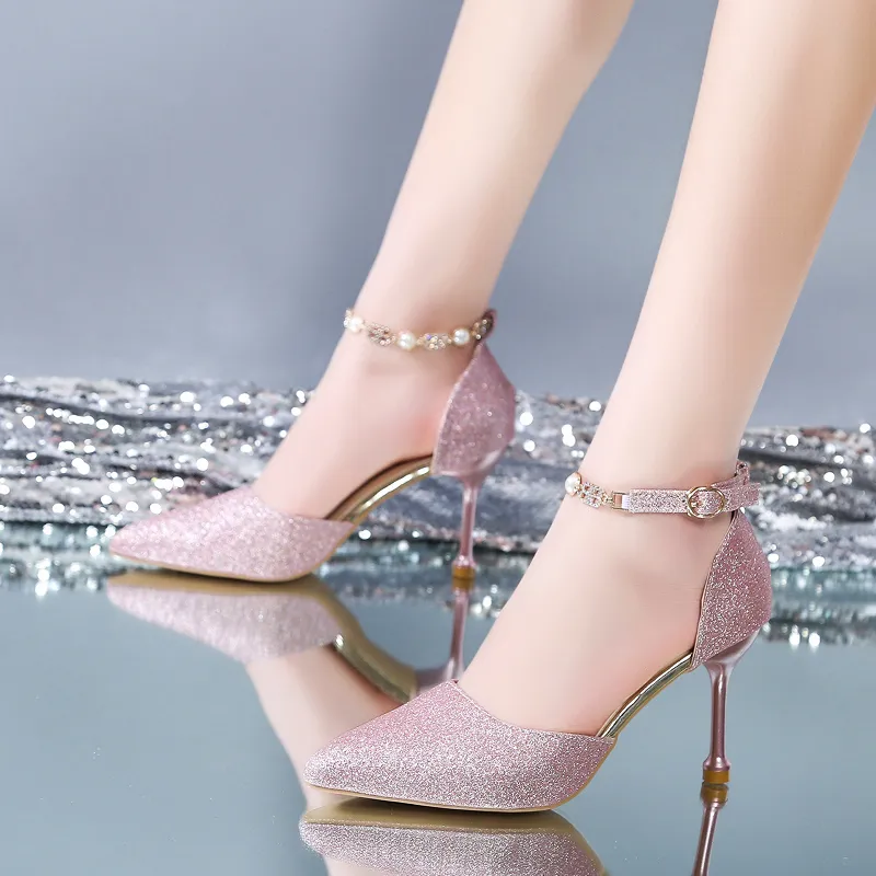 Dawei's House Slim Heel High Heels Women's Gift Box Set-1
