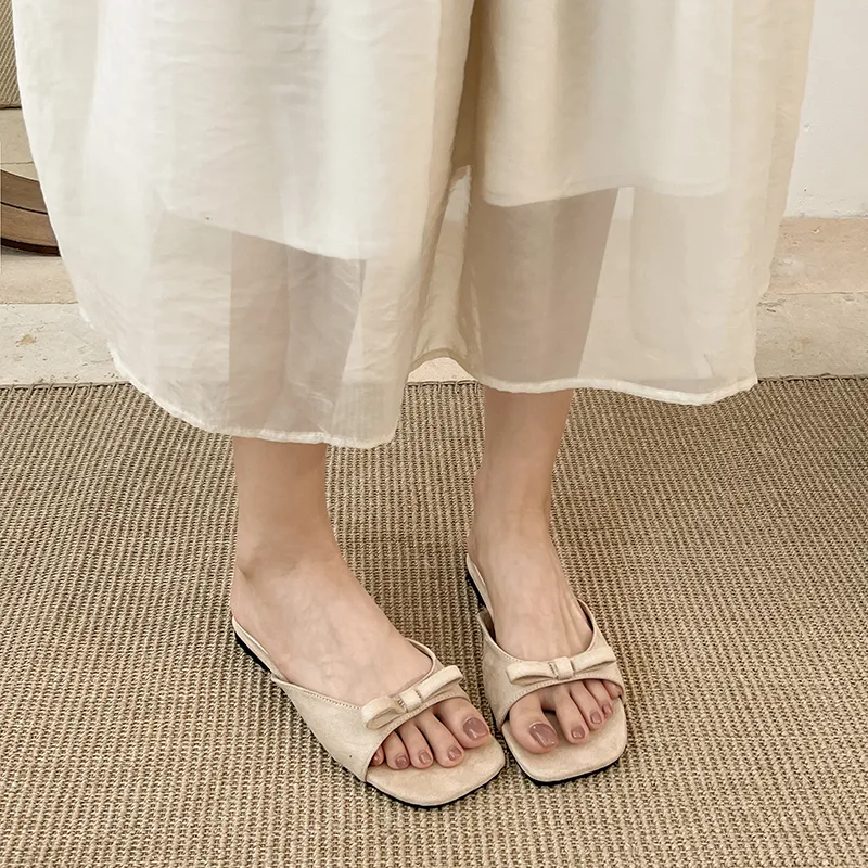 Dawei's House Slip Resistant Odor Resistant Abrasion Resistant Slide Slippers Women's-12
