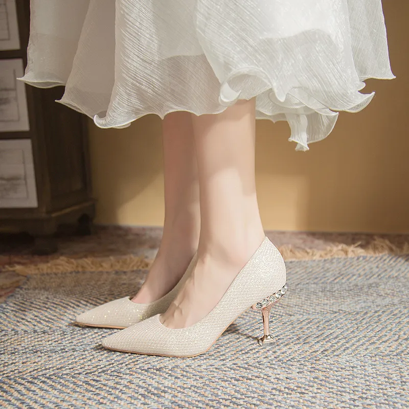 Dawei's House Slim Heel High Heels Women's Gift Box Set-9