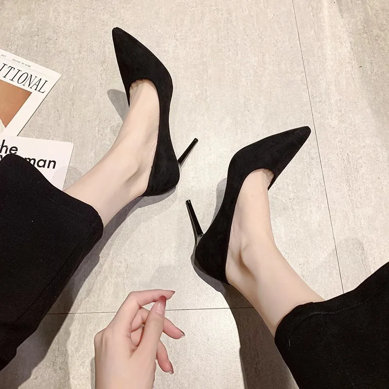 Dawei's House Slim Heel High Heels Women's-4