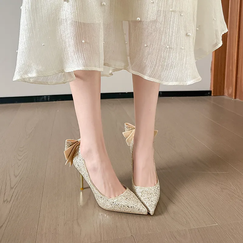 Dawei's House Slim Heel High Heels Women's Gift Box Set-2