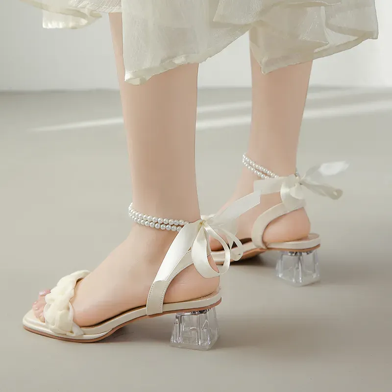 Dawei's House One Strap Sandals Women's Gift Box Set-11