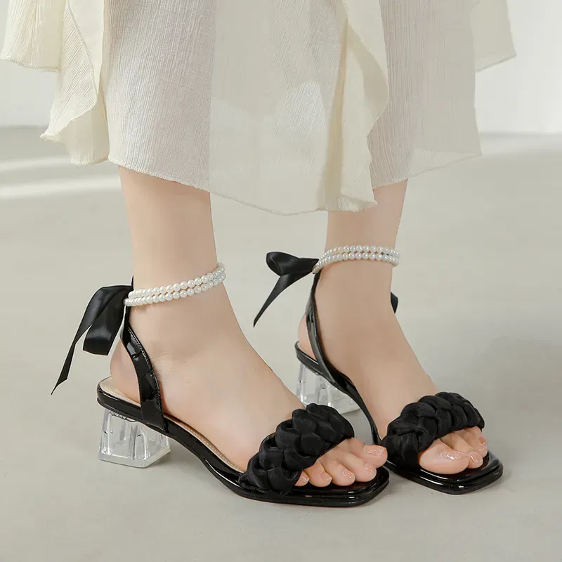 Dawei's House One Strap Sandals Women's Gift Box Set-7