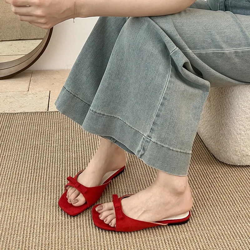 Dawei's House Slip Resistant Odor Resistant Abrasion Resistant Slide Slippers Women's-3