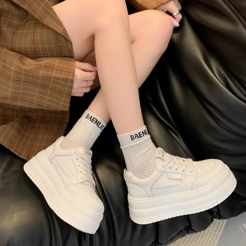 Dawei's House Cushioning Abrasion Resistant Balance Low Top Skateboard Shoes Women's-5