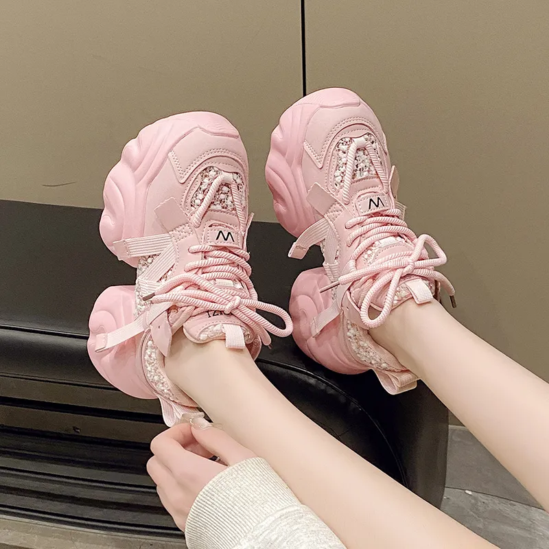 Dawei's House Low Top Chunky Sneakers Women's-9