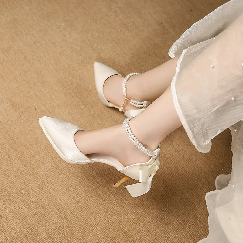 Dawei's House Slim Heel High Heels Women's-11