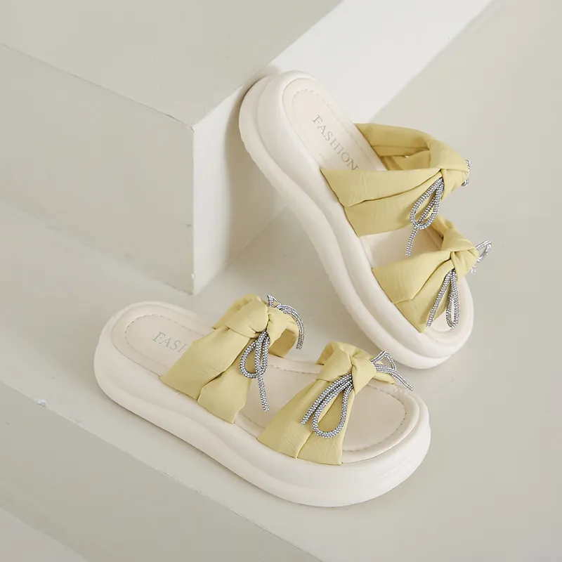 Dawei's House Rubber Sole Slip Resistant Quick Dry Antibacterial Cushioning Slide Slippers Women's Gift Box Set-1