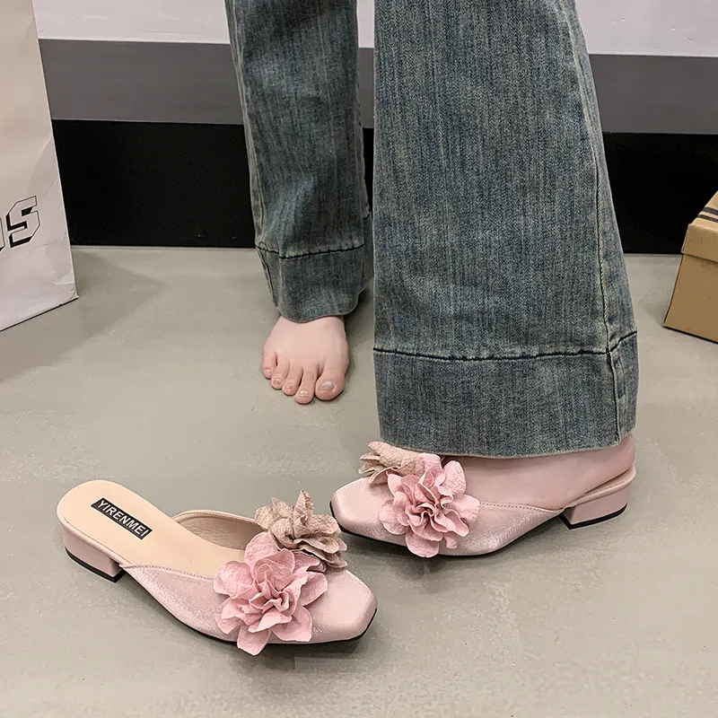 Dawei's House Odor Resistant Abrasion Resistant Slip Resistant Closed Toe Slippers Women's-1
