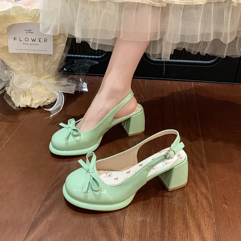 Dawei's House Block Heel High Heels Women's-18