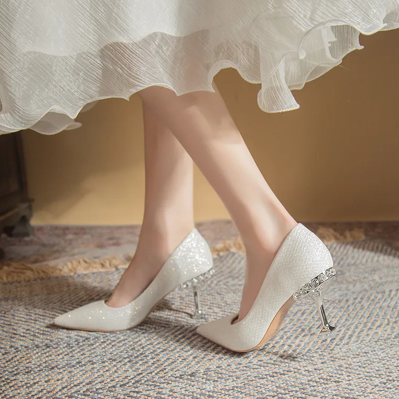 Dawei's House Slim Heel High Heels Women's Gift Box Set-14