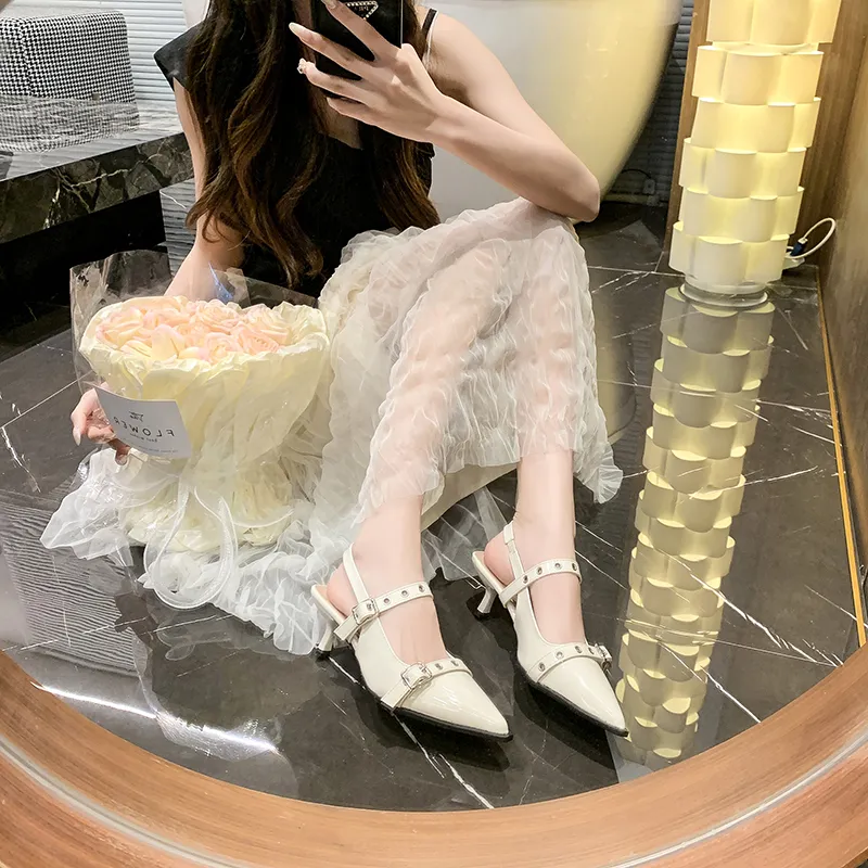 Dawei's House Slim Heel High Heels Women's Gift Box Set-21