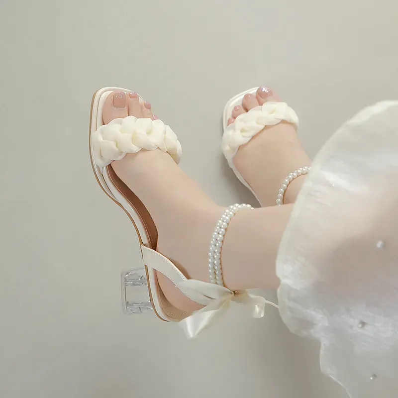 Dawei's House One Strap Sandals Women's Gift Box Set-14
